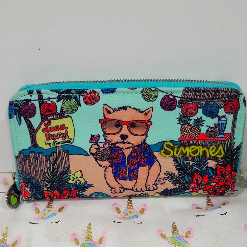 Simone's Cat Print Wallet